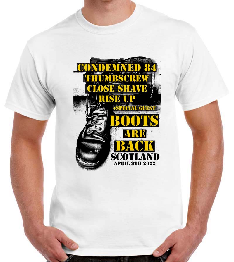 Boots Are Back - Gig T-shirt